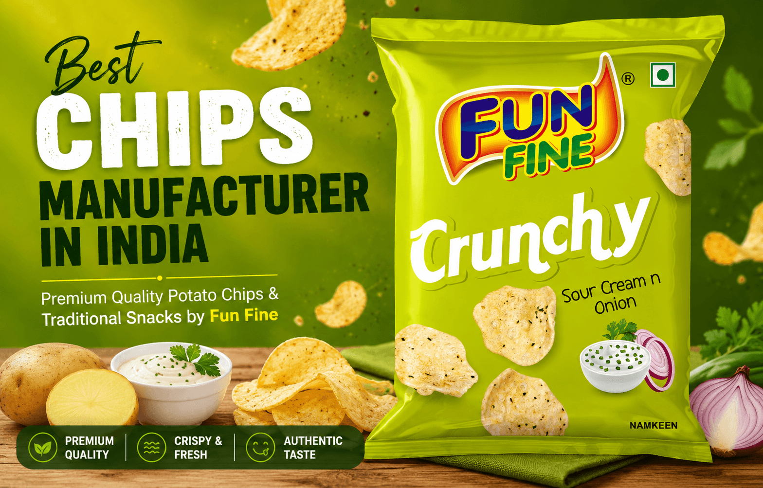 Best Chips Manufacturer in India: Why Fun Fine is a Trusted Name for Premium Snacks