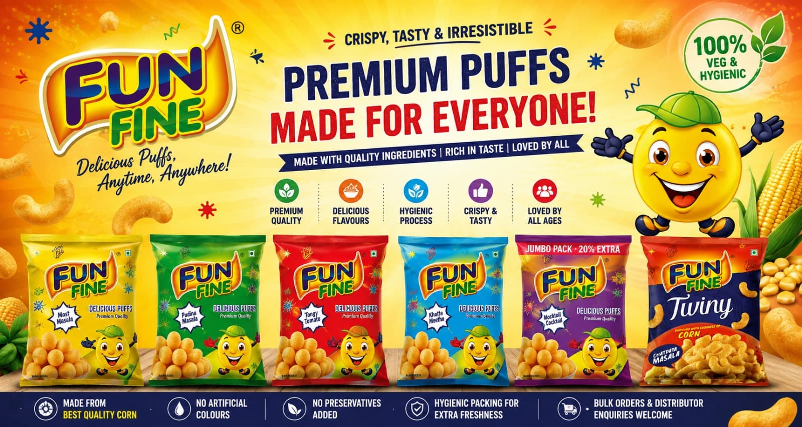 Fun Fine Premium Puffs Made for Everyone