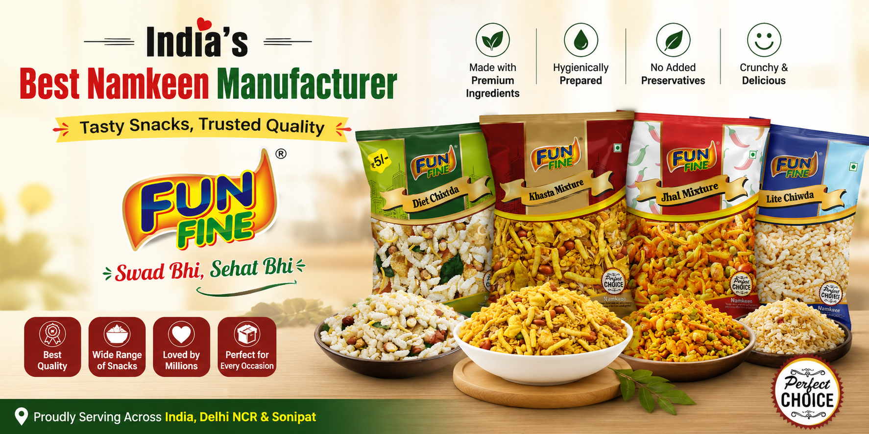 Best Namkeen Manufacturer in India